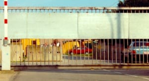 Definitief gesloten poort Boelwerf 1994, Cauwerburg, Temse